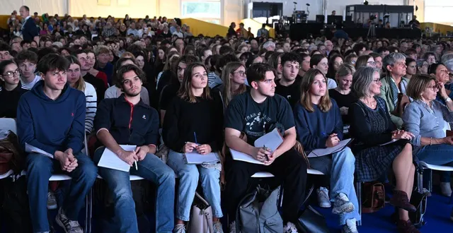photo  le forum mondial normandie pour la paix sera de retour les jeudi 9 et vendredi 10 avril 2026, dans les jardins de l’abbaye aux dames à caen (calvados).  &copy;  thomas bregardis, archives ouest-france 