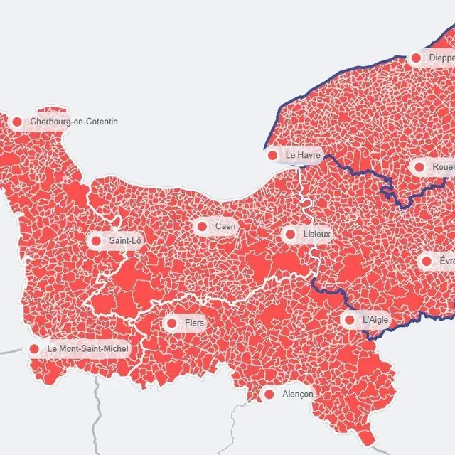 photo la qualité de l’air est dégradée dans l’ensemble de la normandie ce samedi 21 mars 2026, selon atmo normandie.  ©  atmo normandie