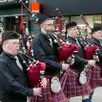 photo  le brass band lorient et piping orchestrade avaient défilé à l’occasion de la saint-patrick en 2024. 