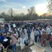 photo la manifestation a rassemblé 800 personnes contre le rn à port luneau, à la flèche, ce vendredi 20 mars 2026 en fin de journée.
