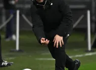 photo  patrick videira, lundi 23 février 2026, au stade marie-marvingt, avant la réception de guingamp en ligue 2. 