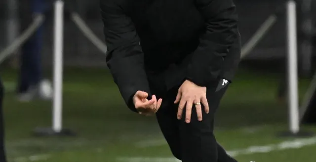 photo  patrick videira, lundi 23 février 2026, au stade marie-marvingt, avant la réception de guingamp en ligue 2.  &copy;  photo : archives le maine libre - denis lambert 