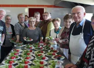 photo  des repas, des sorties et des bals organisés toute l’année. 