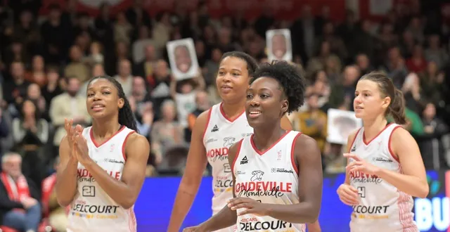 photo  pour ses quatre derniers matches de la saison régulière, l’uso mondeville a un calendrier plus que favorable et a clairement son destin entre ses mains.  &copy;  guillaume marie 