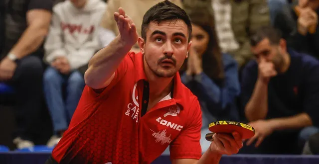 photo  nima alamian, avec deux matches remportés dont la belle, a offert la victoire à la stella face à caen, vendredi 20 mars 2026.  &copy;  melvyn augas 