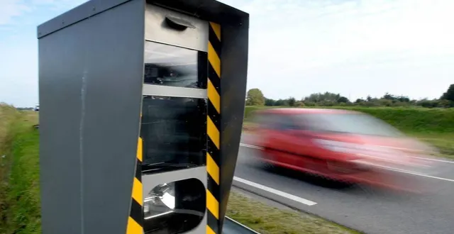 photo  le radar fixe installé sur la route d34 entre bruz et chartes de bretagne au sud de rennes (ille-et-vilaine). photo d’illustration.  &copy;  marc ollivier / archives ouest-france 