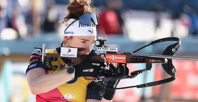 photo  grâce à sa sixième place, lou jeanmonnot s’est offert son premier gros globe de cristal.  &copy;  richard merlen / afp 
