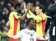 photo  difficile soirée pour pona et les angevins, surclassés par édouard, thauvin et les lensois. 