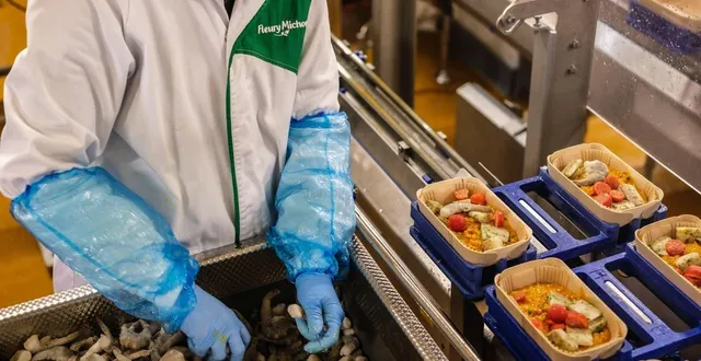 photo  ici le site fleury michon de mouilleron saint-germain, spécialisé dans la fabrication de plats cuisinés pour la grandes et moyennes surfaces.  &copy;  simon torlotin / ouest-france 