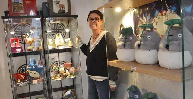 photo  saumur, vendredi 20 mars. la boutique de patricia pochet est l’une des seules en france à détenir une licence permanente des produits ghibli.  &copy;  co - carl guillet 