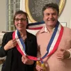 photo  catherine lemeux et olivier voisin vont se partager les tâches pour administrer ensemble la commune de bellême. 