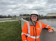 photo  bérangère di dio est technicienne autosurveillance pour eaux de normandie. 