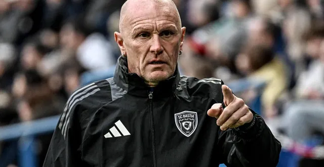 photo  lilian laslandes, lors d’un match de ligue 2 entre le sc bastia et le sm caen, le 2 novembre 2024.  &copy;  martin roche / ouest-france 