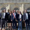 photo  jean-michel prieur et ses neuf adjoints élus ce samedi 21 mars à parthenay. 