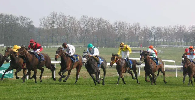 photo  course hippique de galop à l’hippodrome de senonnes-pouancé. l’entraîneur est installé au centre d’entraînement de cette commune depuis 1996.  &copy;  archives 