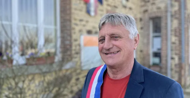 photo  sylvain aillard a été élu maire de l’orée-d’écouves, samedi 21 mars 2026.  &copy;  ouest-france 