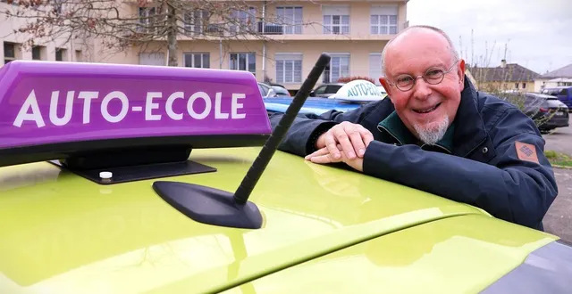 photo  le sarthois éric lapous a travaillé près de 40 ans comme moniteur d’auto-école, dont 32 ans à l’école de conduite sabolienne (ecs), à sablé-sur-sarthe.  &copy;  ouest-france 