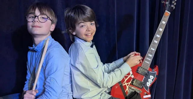 photo  gabin berthelot et antonin boursier-jalaber n'ont pas 25 ans à eux deux, mais déjà de solides atouts.  &copy;  ouest-france 