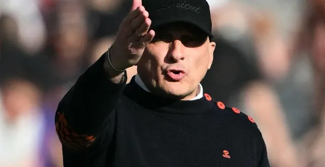 photo  l’entraîneur du fc lorient, olivier pantaloni, était déçu de la défaite lorientaise à toulouse, ce samedi 21 mars.  &copy;  lionel bonaventure / afp 