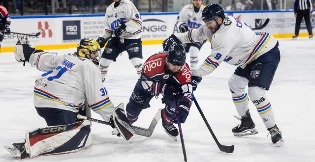 photo  les ducs d’angers ont trébuché face à nice, à domicile.  &copy;  photo co - regine lemarchand 