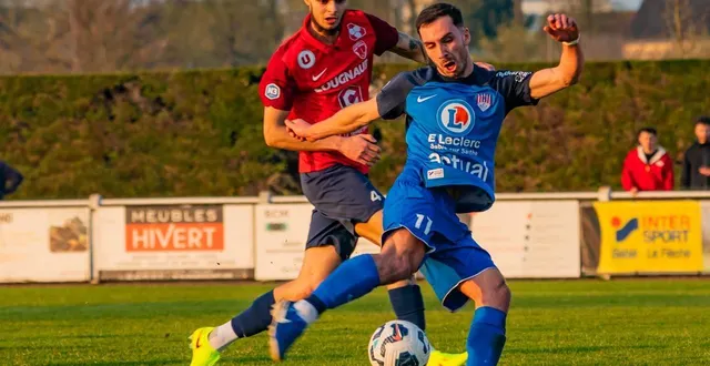 photo  mathieu desmarres et sablé vont pouvoir longtemps regretter le scénario face au poiré.  &copy;  arnaud despelchain 