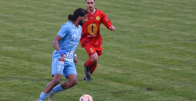 photo  belormi a réalisé un véritable festival pour saint-nazaire, avec un triplé en cinq minutes.  &copy;  bruno bouvry 