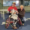 photo  willy koslowsky, avec stéphane porcher, développeur du tennisfauteuil à chauray. 