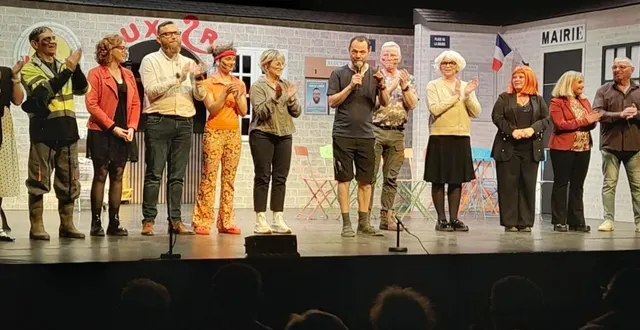 photo  le président de la troupe atoucœur a remercié les spectateurs, « sans lesquels le théâtre n’existerait pas ».  &copy;  co 