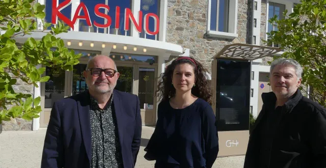 photo  à perros-guirec, le kasino, le grand hôtel et le cinéma les baladins accueillent le rendez-vous des cinéastes de l’arp.  &copy;  ouest-france 