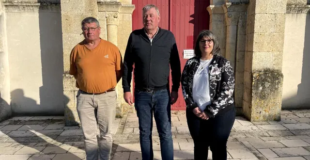 photo  le maire richard wojtczak, entouré de nicolas dubois, premier adjoint, et aurélie aubry, deuxième adjointe.  &copy;  co 