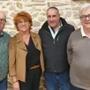 photo eric chevalier (à droite), réélu maire, au côté de jean-marie fragu, premier adjoint, christelle thiollet, deuxième adjointe, et stéphane boutineau, troisième adjoint (de droite à gauche).