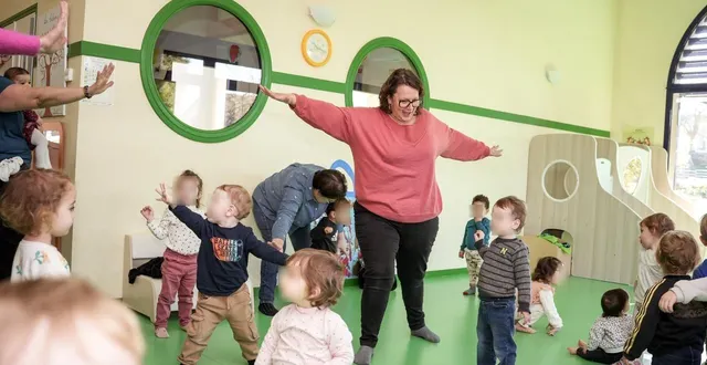 photo  élodie berteaud promet un moment de bien-être à tout le monde lors de ses ateliers « mieux être enfant ».  &copy;  co – donatien millet 