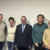 photo  le maire entouré de ses quatre adjoints : nicolas moreau, quatrième adjoint, annick perrichet baudet, première adjointe, patrice leboucher, maire, stéphanie tarnaud, troisième adjointe, et sébastien bouvier, quatrième adjoint. 
