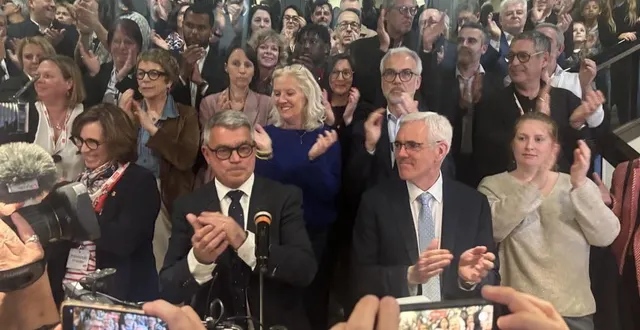 photo  david samzun, le maire sortant, remporte le second tour.  &copy;  ouest-france 