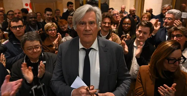 photo  stéphane le foll réélu maire du mans  &copy;  photo le maine libre denis lambert 