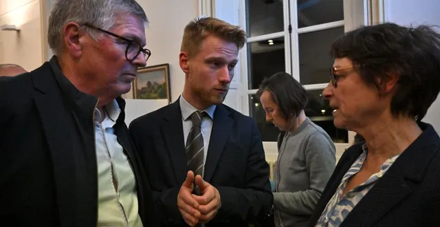 photo  romain lemoigne ce dimanche soir avec nadine grelet-certenais.  &copy;  le maine libre - denis lambert 