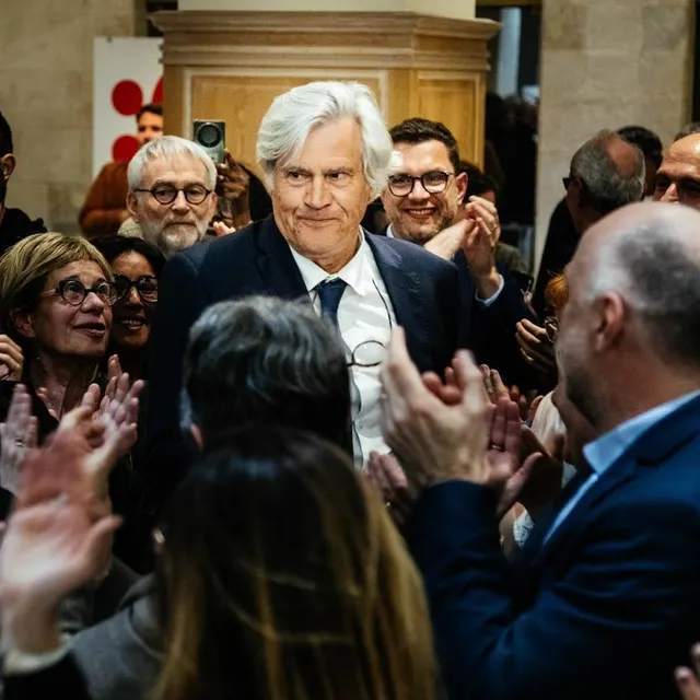 photo le maire sortant stéphane le foll réélu au mans aux élections municipales 2026.  ©  ouest-france