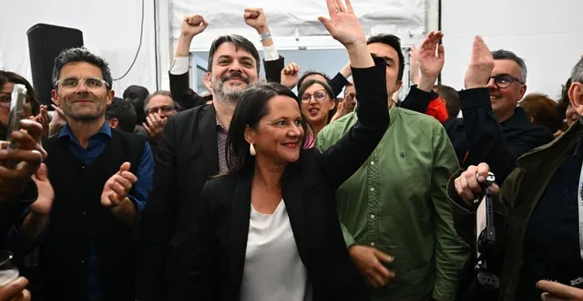 photo  au second tour de l’élection municipale à nantes, la maire sortante johanna rolland (parti socialiste) a été réélue.  &copy;  franck dubray 