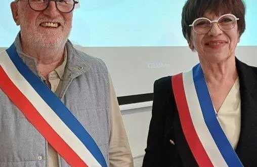 photo  michelle michaud a pris le relais de jean-yves le bars en tant que maire de bellevigne-en-layon.  &copy;  co 