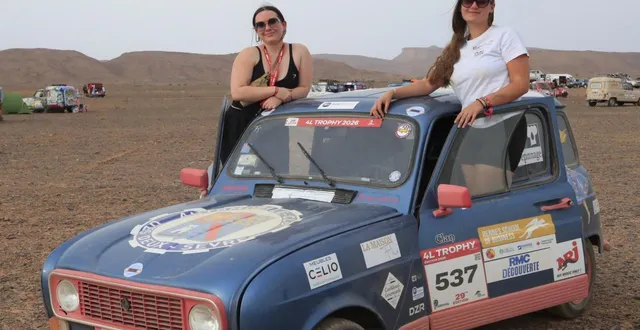 photo  de retour du désert marocain, clara et fanny ont vécu une aventure hors du temps pour leur jeune âge.  &copy;  co 