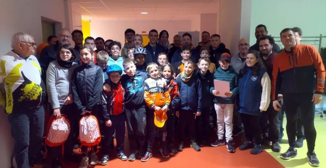 photo  au total, 14 jeunes du vsf vtt participaient au critérium.  &copy;  vsf vtt 