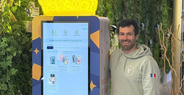 photo  kévin soler, 34 ans, entrepreneur et fondateur de la société ks distribution, qui commercialise des distributeurs automatiques de cartes pokémon.  &copy;  ks distribution 