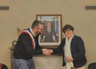 photo  valérie lévêque a passé la main à mathieu borderon, entamant ainsi son premier mandat. 