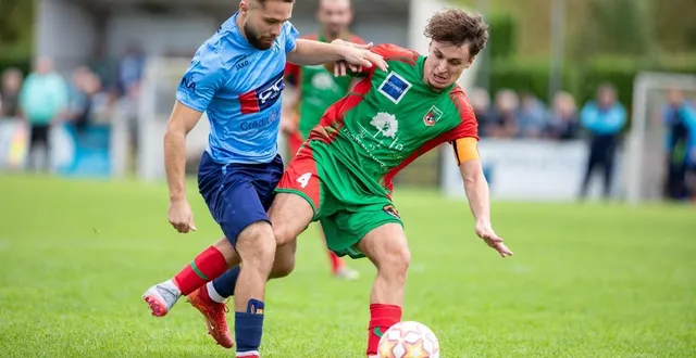 photo  mathis delaune, ici le 14 septembre à saint-cerbouillé, s’est avéré précieux à saint-aubin-le-cloud, dimanche 22 mars 2026 (2-3).  &copy;  archives co - clémence chauvin 