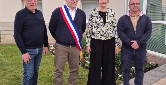 photo  bernard gauffreteau, frédéric richard, cécile dehoux et nicolas sauvaget (de gauche à droite).  &copy;  co 