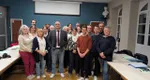 photo  Laurent Hureau, le nouveau maire de Saint-Mars-d’Outillé, et son équipe municipale. 