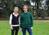 photo  guylène leservoisier, tête de liste « vivre orée-d’anjou » avec son « binôme » benjamin turcaud. 