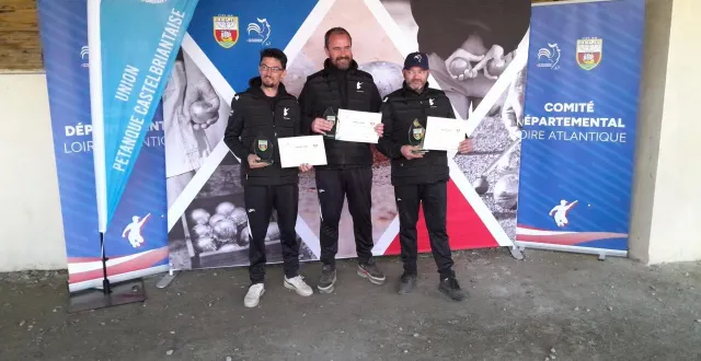 photo  la triplette arthonnaise a remporté la finale départementale.  &copy;  ouest-france 