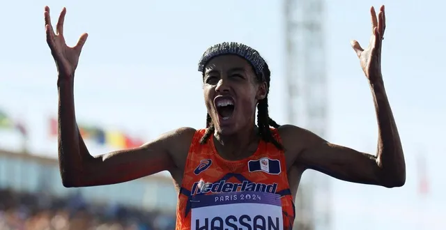 photo  sifan hassan lors des jo de paris 2024, où elle avait battu le record olympique sur le marathon.  &copy;  lisa leutner / reuters 