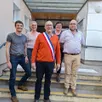 photo  le nouveau maire philippe barbier (avec l’écharpe tricolore) et ses adjoints karine bietzer, jérôme ancerne, magalie lecourt et jean-baptiste gastebois. 